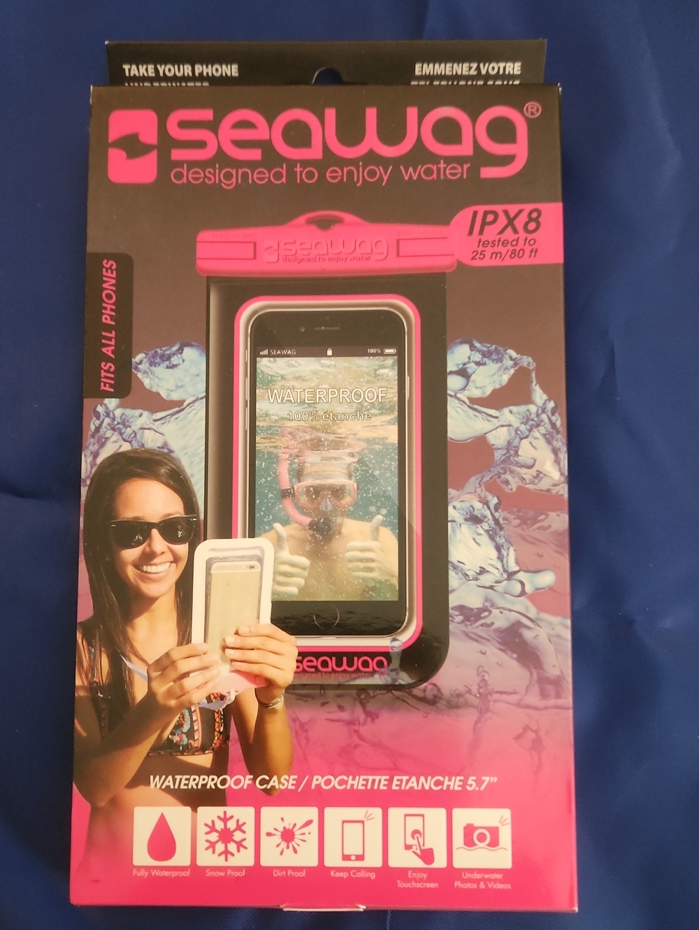 Seawag Waterproof Phone Case - Pink